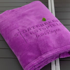 Fleecedecke flauschig mit Störtebeker Schriftzug
