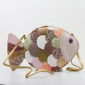 Kindertasche Glitzer Fisch Rosé – von Mimi & Lula