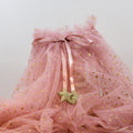 Prinzessinnen-Umhang – Rosé mit goldenen Glitzersternen – von Mimi & Lula
