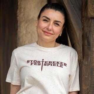 Störtebeker Festspiele Logo – Störtebeker Shirt Glitzer – Damen