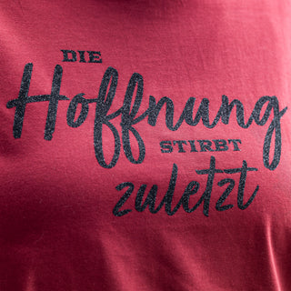 Die Hoffnung stirbt zuletzt – Störtebeker Shirt Glitzer – Damen