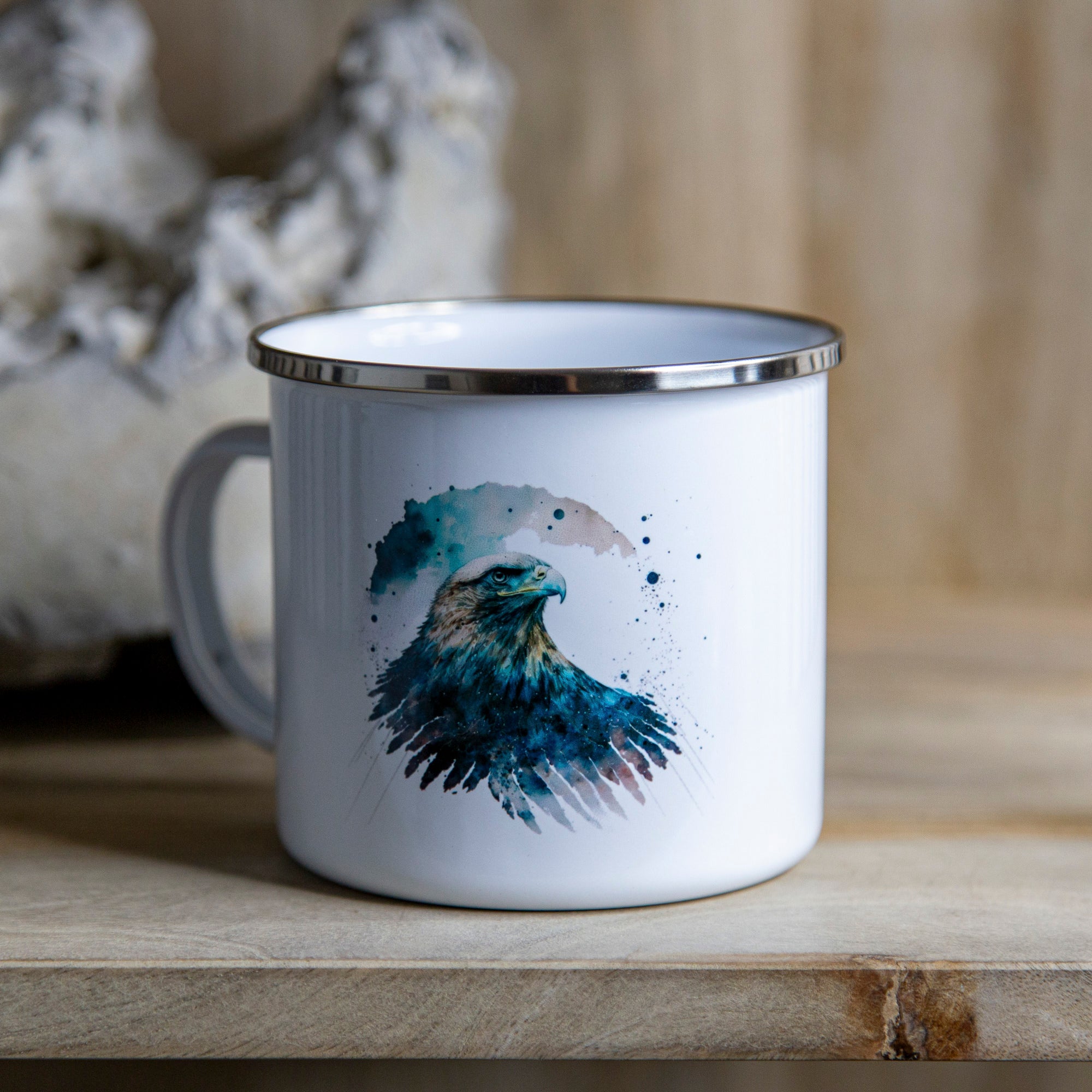 Emaille Tasse „Adler“- 500 ml