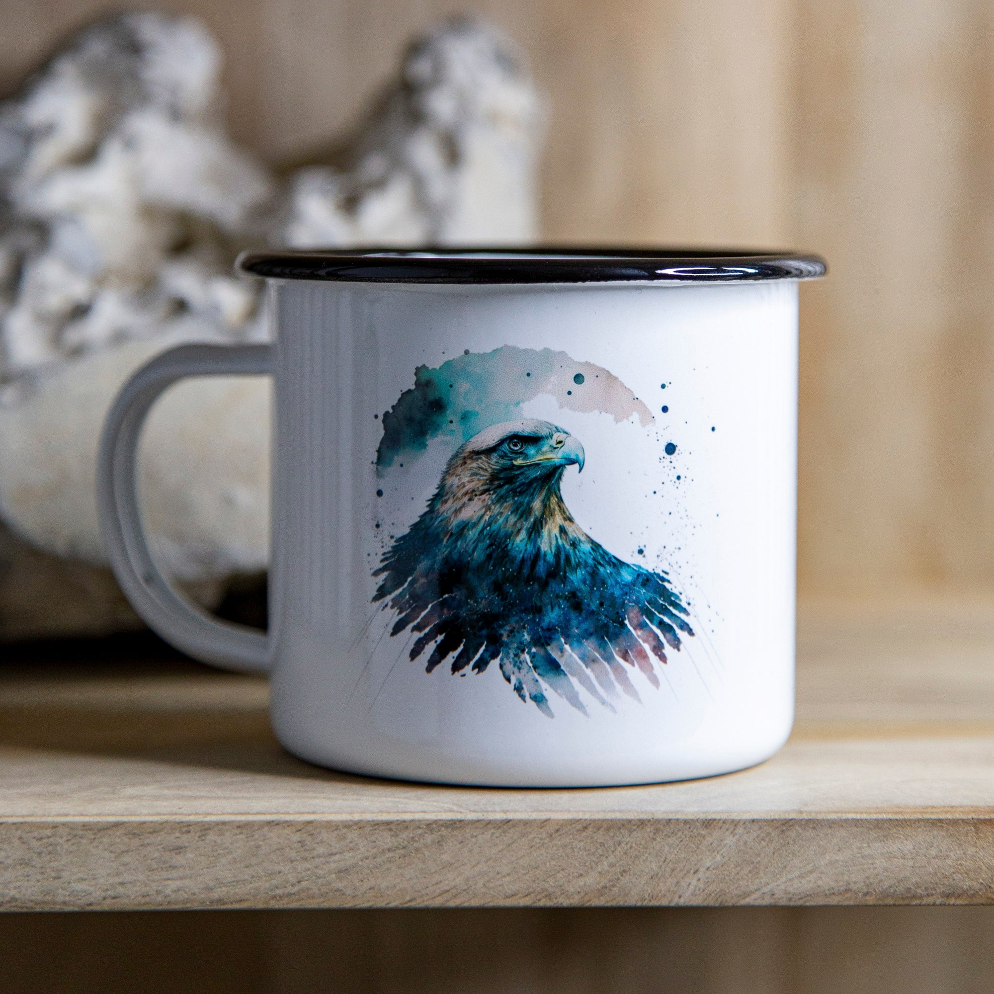 Emaille Tasse „Adler“- 500 ml