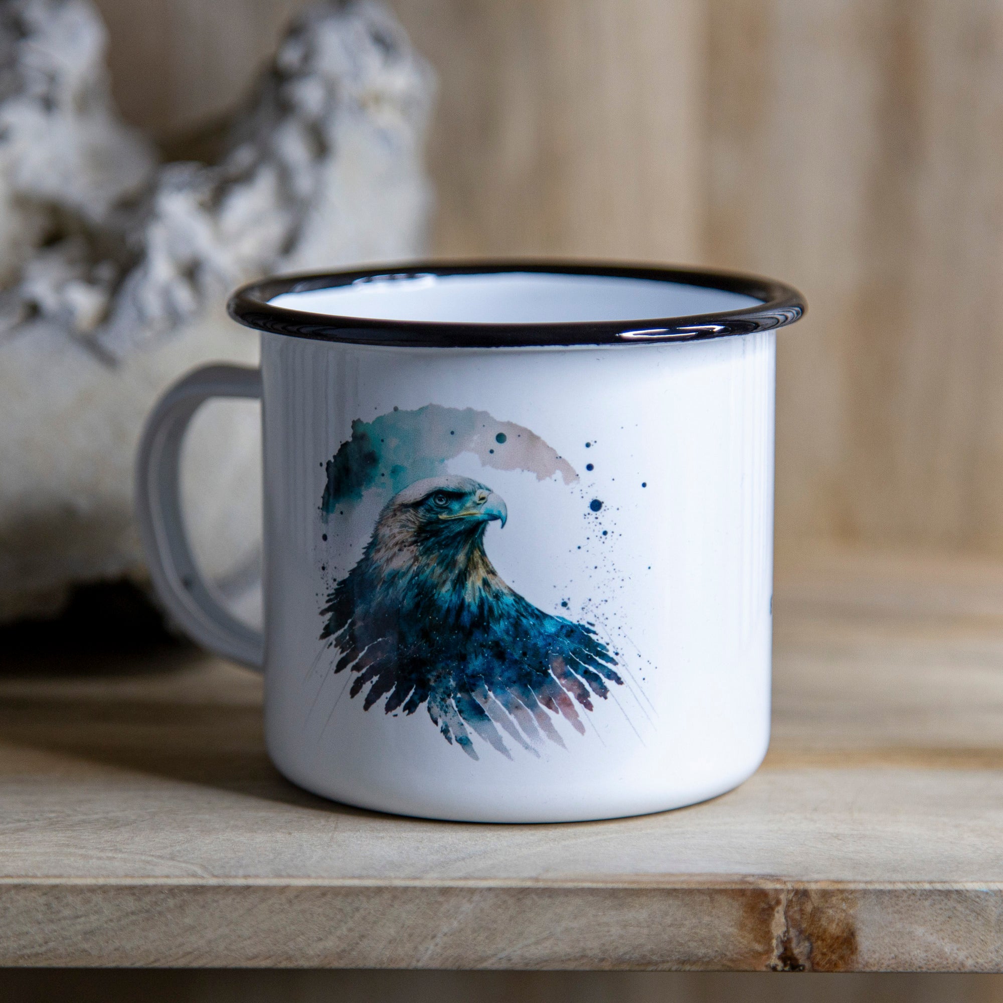 Emaille Tasse „Adler“- 500 ml