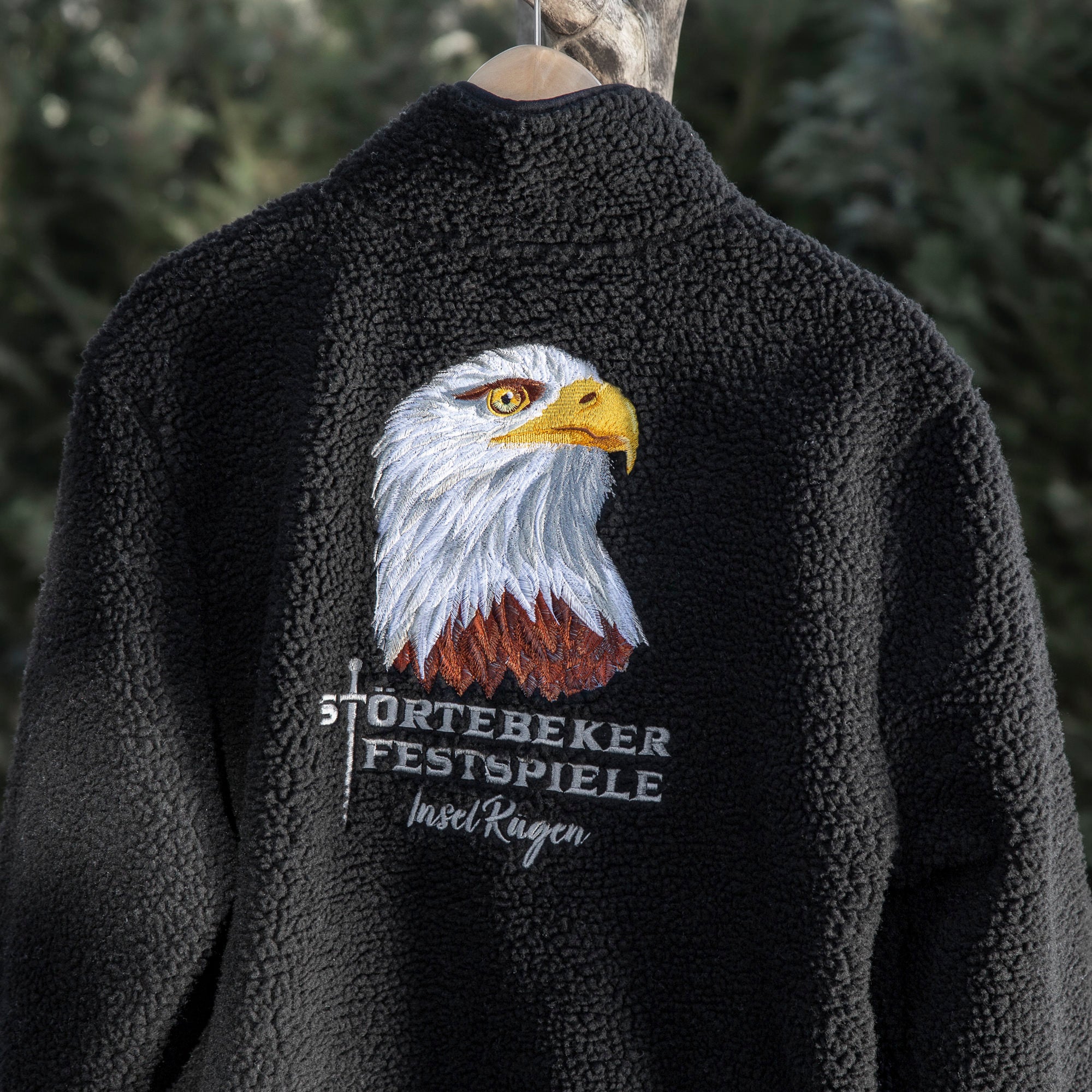 Kuschelpirat "Weißkopfseeadler Ben" –  Störtebeker SHERPA Fleecejacke  – Unisex