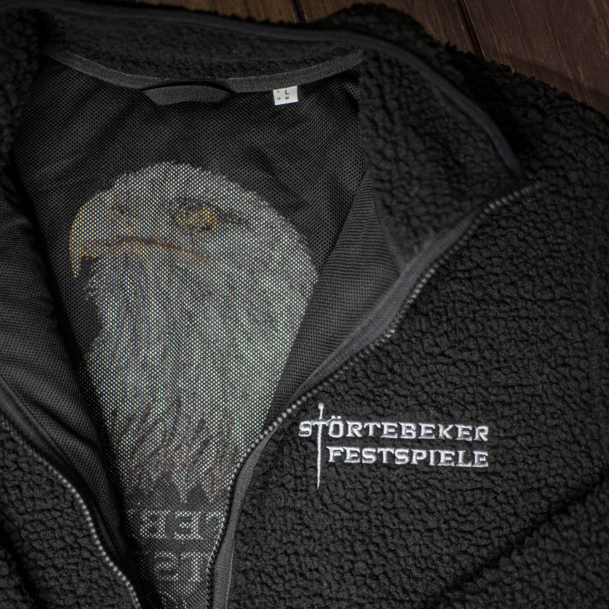 Kuschelpirat "Weißkopfseeadler Ben" –  Störtebeker SHERPA Fleecejacke  – Unisex