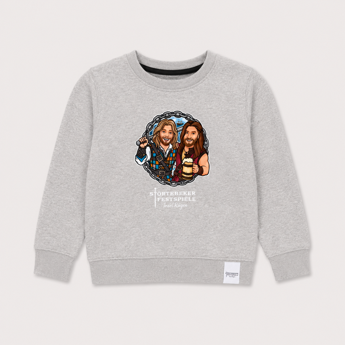 Klaus & Goedeke – Störtebeker SWEATSHIRT OHNE KAPUZE 2025 – Grau