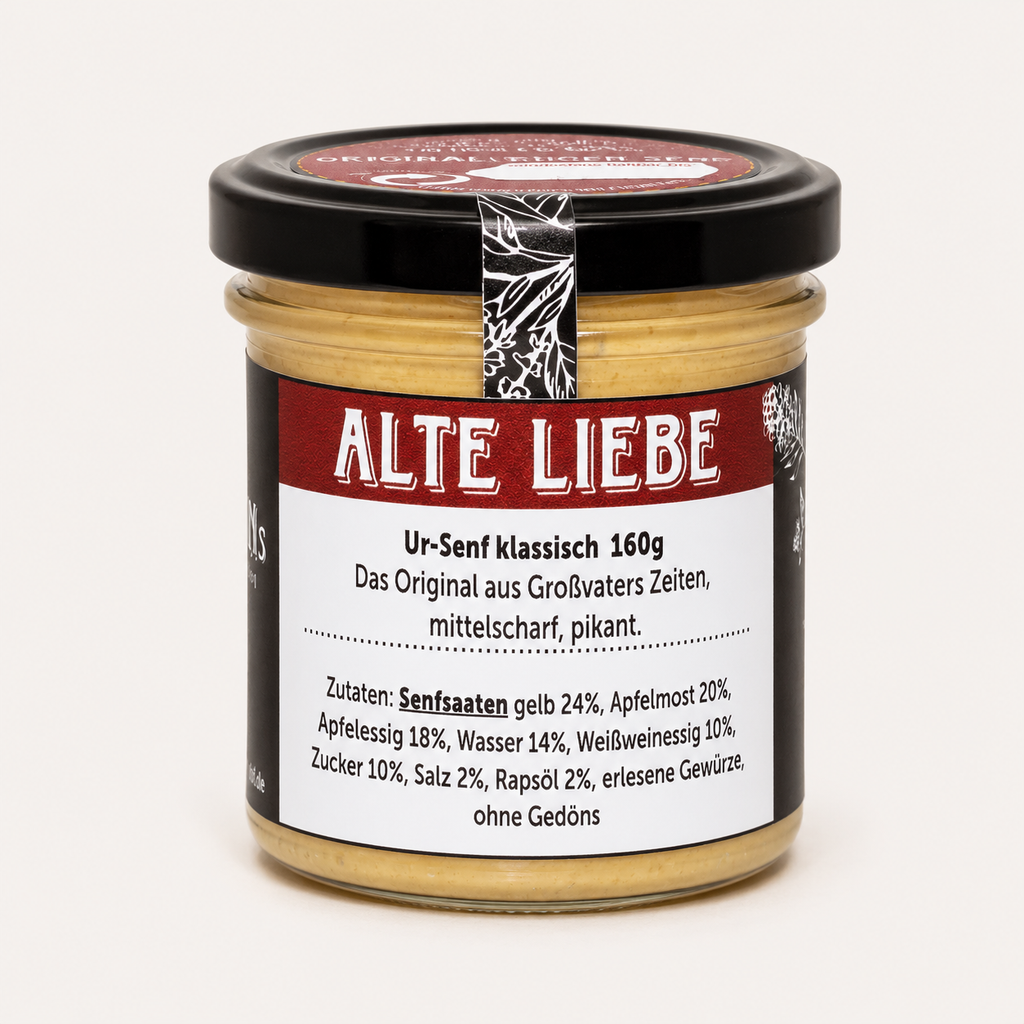 Glenns Original Rügen Senf - Alte Liebe Ur-Senf