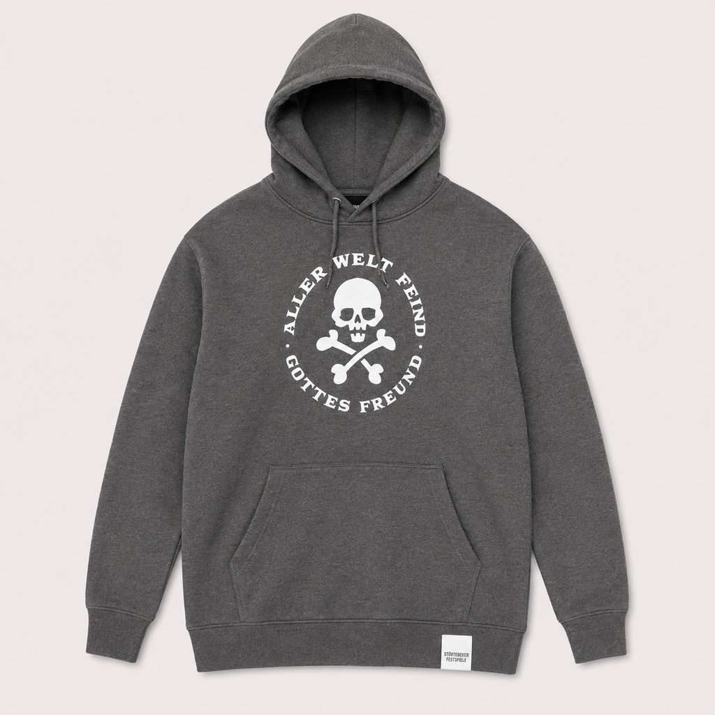 Gottes Freund Unisex Hoodie grey