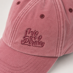 Basecap "We Love Pirates" washed pink