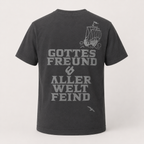 Störtebeker T-SHIRT „Legende“ – All-Overprint in Graphitgrau