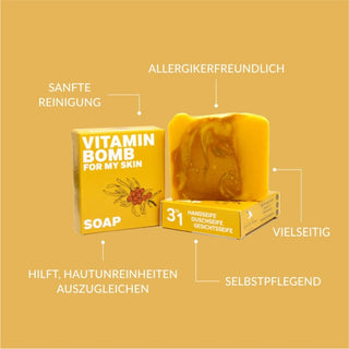 Bio 3-in-1 Naturseife Sanddornbrise