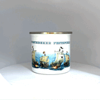 Emaille Tasse „Koggen“ 500 ml