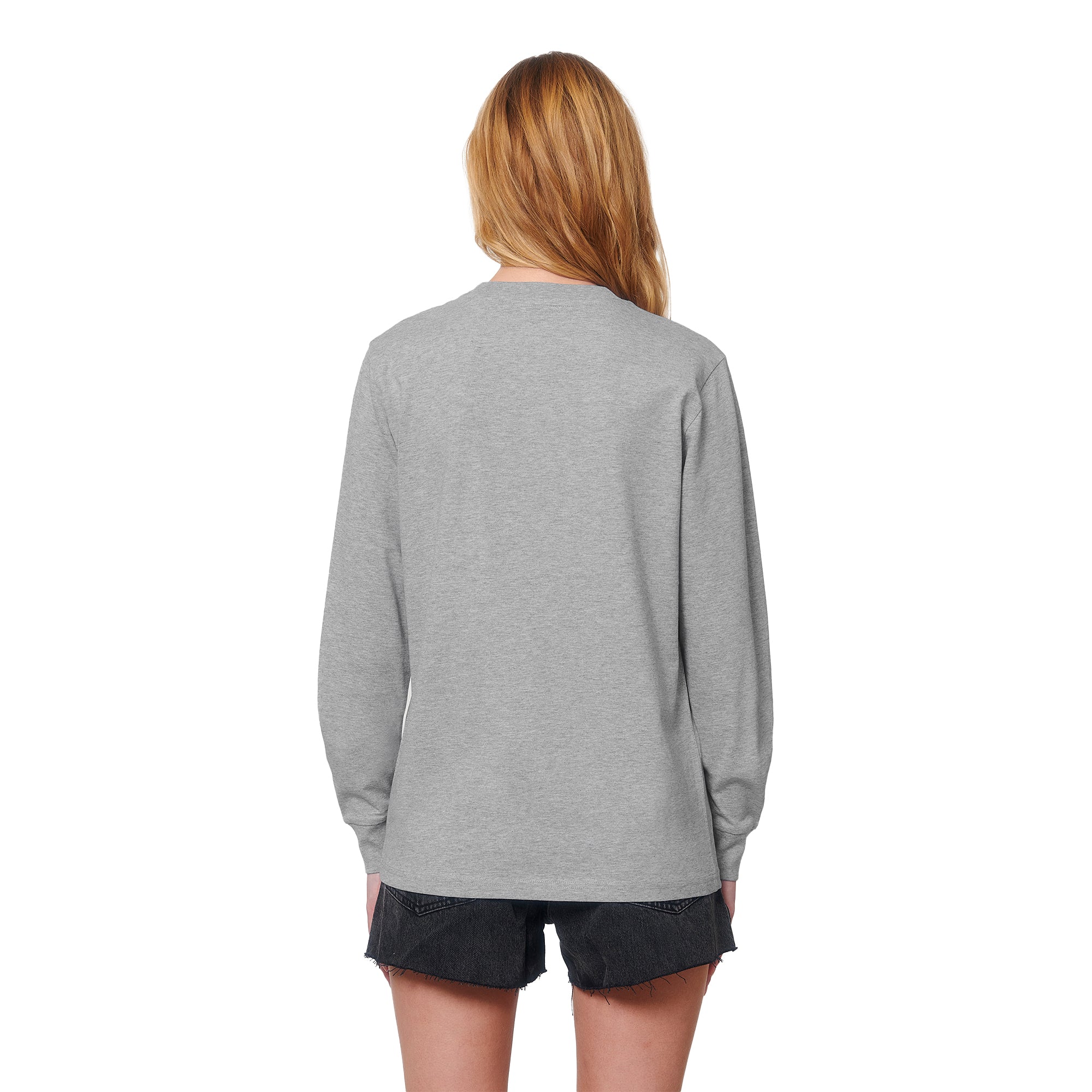 Gottes Freund - Störtebeker Langarmshirt grau – Unisex