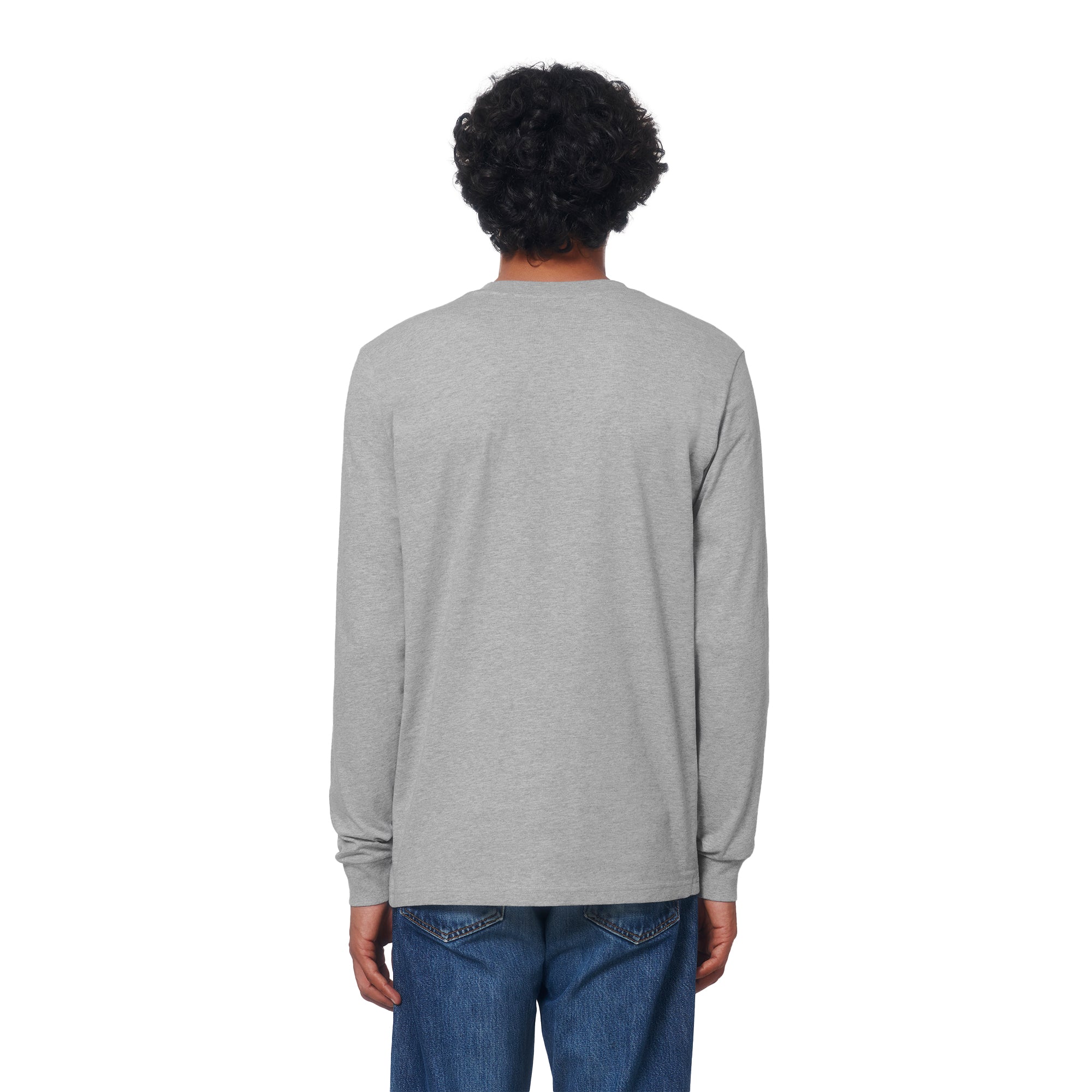 Gottes Freund - Störtebeker Langarmshirt grau – Unisex