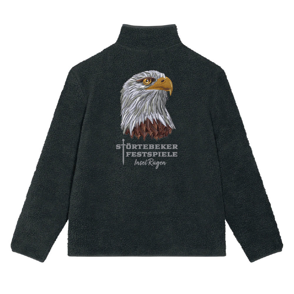 Kuschelpirat "Weißkopfseeadler Ben" –  Störtebeker SHERPA Fleecejacke  – Unisex