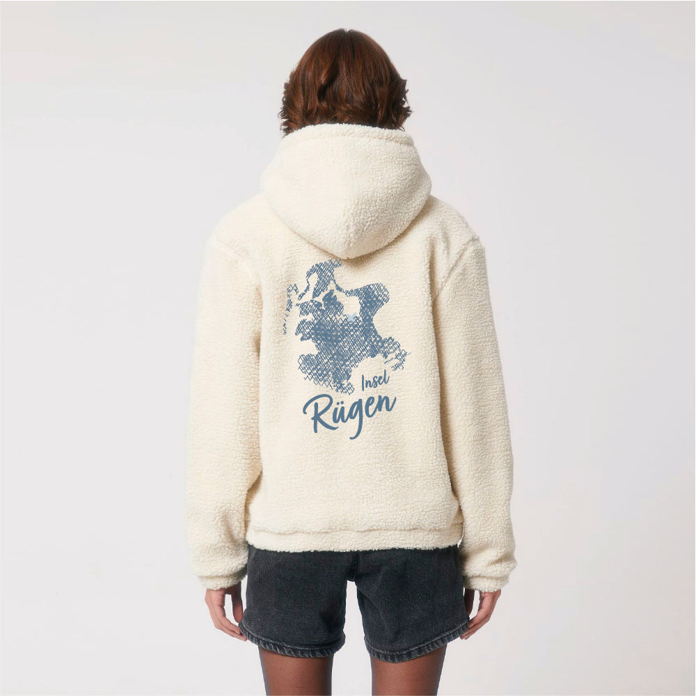 Kuschelpirat "Insel Rügen" –  Störtebeker SHERPA Hoodie  – Unisex