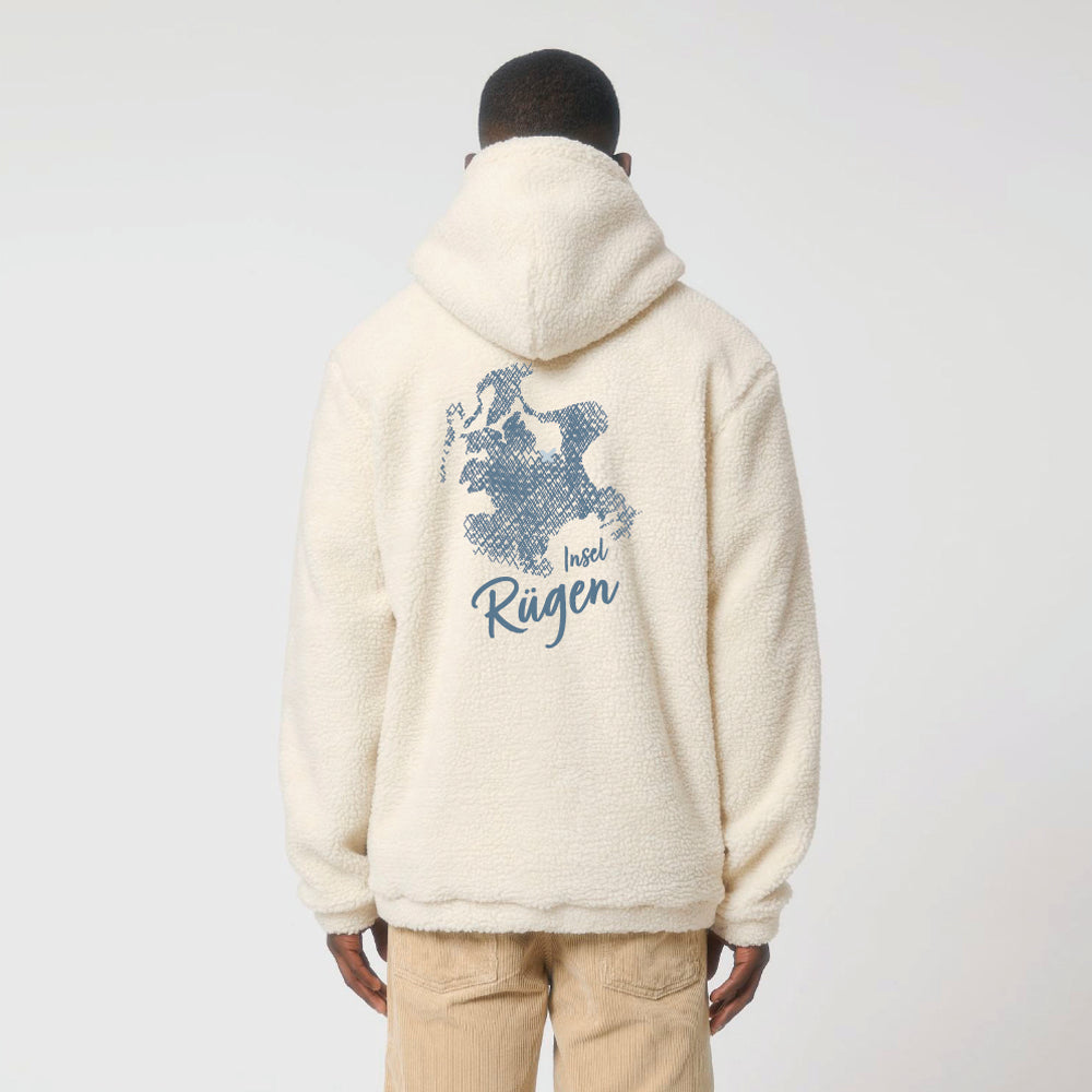 Kuschelpirat "Insel Rügen" –  Störtebeker SHERPA Hoodie  – Unisex