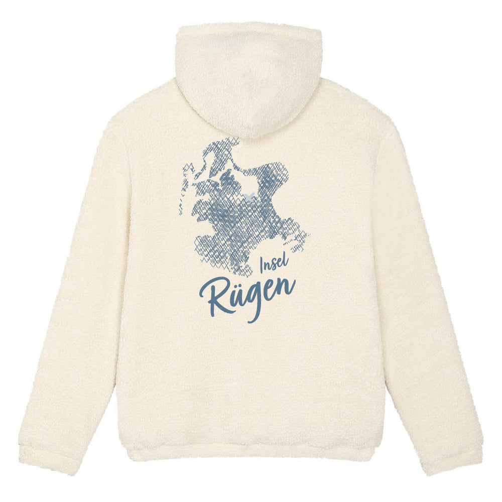 Kuschelpirat "Insel Rügen" –  Störtebeker SHERPA Hoodie  – Unisex