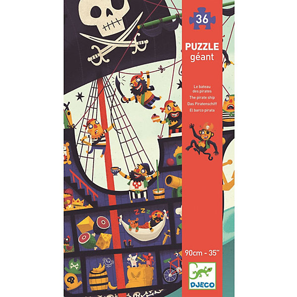 Djeco Puzzle "Das Piratenschiff"