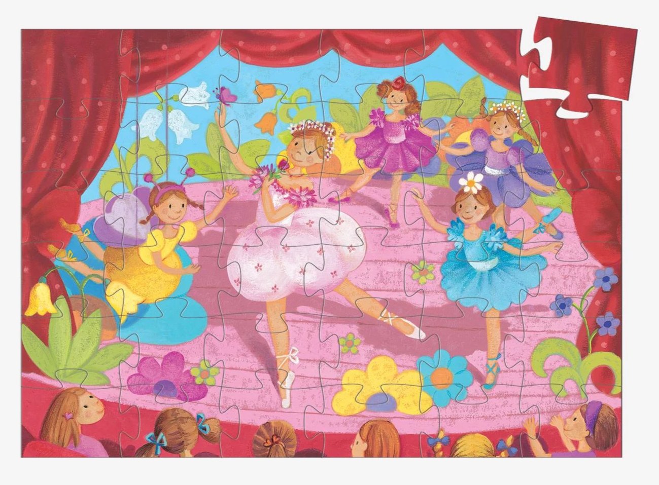 Djeco Puzzle "Die Ballerina und die Blume"
